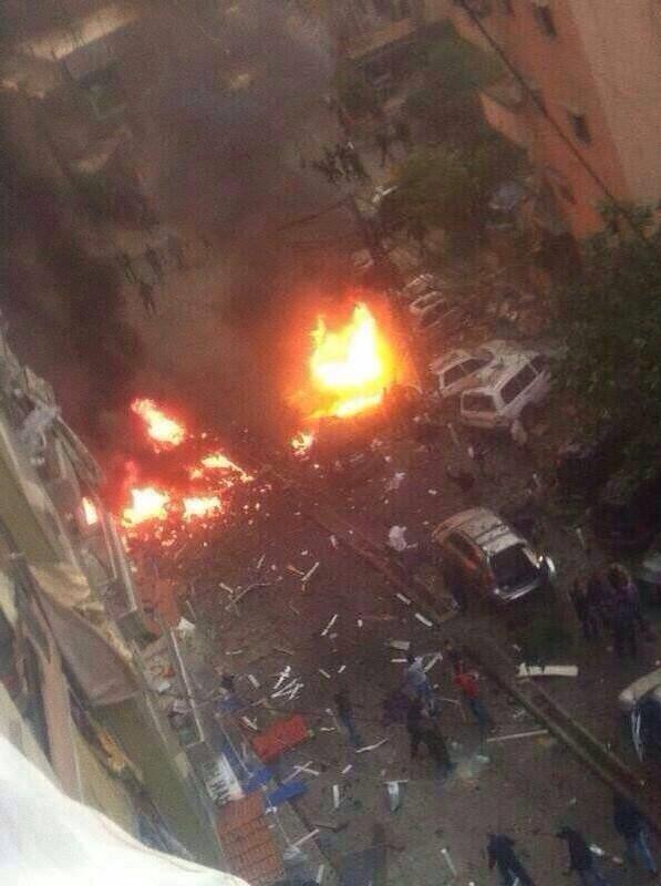 12 injured in suicide car bombing in Beirut suburb