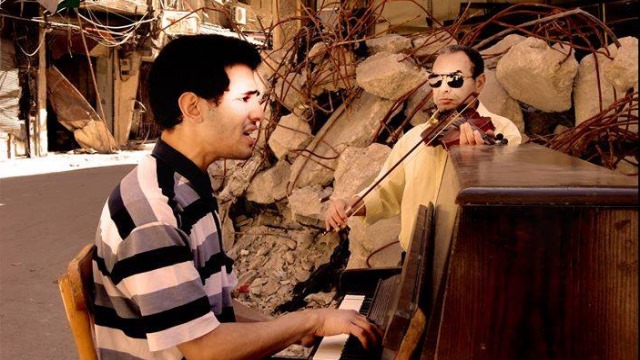 In Syria's starving Yarmuk camp, a pianist conjures hope
