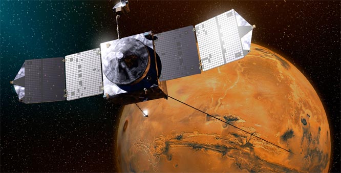 NASA's Mars spacecraft to begin orbit of Red Planet