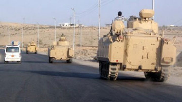 Egypt's Sinai in lockdown after bomb kills 30 troops