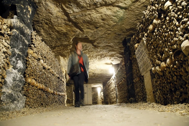 'Empire of the dead': Paris' Catacombs still entice visitors 'Empire of the dead': Paris' Catacombs still entice visitors