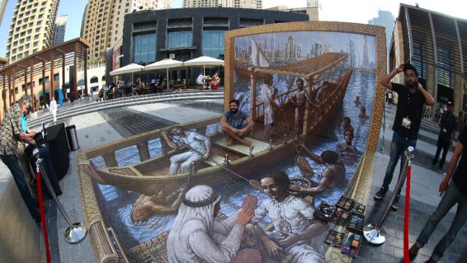 Dubai launches region's first 3-D pavement art festival Dubai launches region's first 3-D pavement art festival