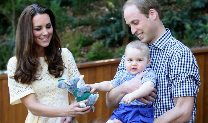 Toddler Prince George prepares to share the spotlight