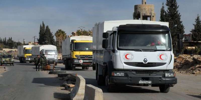 Aid convoy to Syria's besieged Daraya refused entry