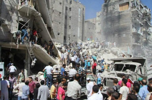 Rebel infighting near Syria capital kills hundreds 