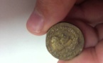 Ancient Roman coins unearthed at Japan castle