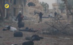 Army assault leaves bodies strewn in Aleppo streets