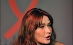 French first lady Carla Bruni on AIDS trip to West Africa