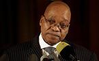 SAfrica's Zuma condemns protest violence