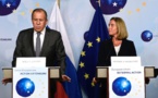 EU, Russia play up ties but trade barbs over Syria