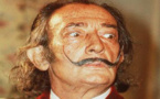 Dali's trademark moustache intact at '10 past 10' position