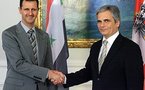 Austrian chancellor visits Syria