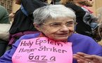 Holocaust survivor stages hunger strike for Gaza