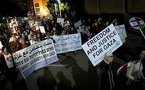 Israeli Arabs and Jews protest against Gaza blockade