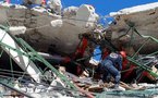 Hope emerges from the ruins of a Haiti supermarket