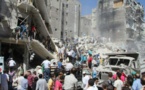 Children are starving as battle rages over Damascus suburb, UN says