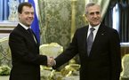 Lebanese president makes unprecedented Russia visit