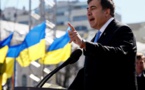 Ousted from Ukraine, Georgian ex-leader Saakashvili now in Amsterdam