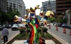 Saint Phalle's 'Nanas' open outdoor exhibit in US capital