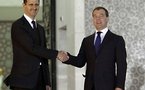 Medvedev on landmark visit to Syria