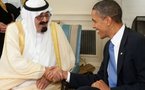 Obama meets Saudi King Abdullah at White House