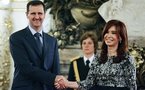 Argentina, Syria trade support on Falklands, Golan Heights