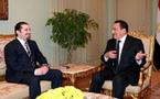 Lebanon's Hariri meets Mubarak in Cairo