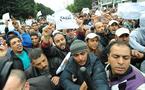 Tunisian protesters camp outside PM's office