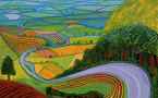British painter Hockney reveals iPad art