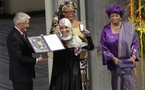 Catalysts for peace: three women receive Nobel Prize