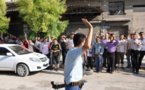 Syria gunships hit rebels amid massacre fears