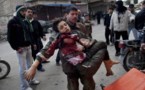 Syria air strike kills children, clashes in Aleppo souk