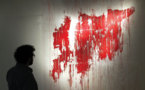 Dubai-based artist showcases 'bleeding Syria' map