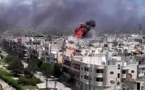 Regime shells Damascus, air raids in Hama