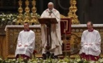 Pope appeals to non-believers at first Easter vigil