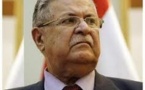 Iraq president improving, now able to speak: medic