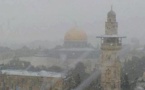 Jerusalem buried in snow as rare storm pounds Mideast