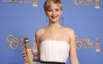 Jennifer Lawrence wins best supporting actress Globe