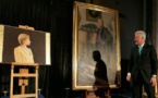 Casting a long shadow: artist hid Lewinsky dress in Clinton picture