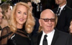 Stars join Murdoch, Hall at day-after wedding bash